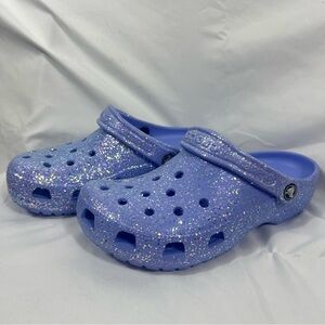 CROCS Glittery Lavender Shoes